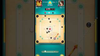 Carrom board game video 🔥👿👽gaming carrompool shorts [upl. by Sparhawk]