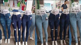 📍 CALÇAS JEANS FEMININA 3000 MUITO BARATO DIRETO DA FÁBRICA FEIRA DA FUNDAC CARUARU PERNAMBUCO [upl. by Gristede338]