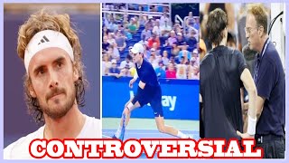 Stefanos Tsitsipas outs Jack Draper with video from Cincinnati Open row vs AugerAliassime [upl. by Alf]