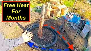 JeanPain Compost Heating System Watch This DIY Compost Heated Greenhouse  Episode 5 [upl. by Diet]