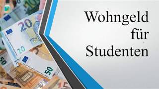 WOHNGELD für STUDENTEN 2020 [upl. by Barthelemy]