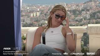 Women’s Sports House at Cannes Lions 2x Olympic Gold Medalist Mikaela Shiffrin in conversation with [upl. by Retse]