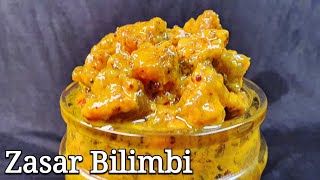 Zasar Bilimbi Mauricien  Bilimbi Achar Recipe Pickle [upl. by Ewall]