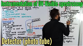 Detector used in UVVisible spectroscopy  Phototube   instrumentation of UVVisible Spectroscopy [upl. by Montague]