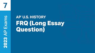 7  FRQ LEQ  Practice Sessions  AP US History [upl. by Dirrej]