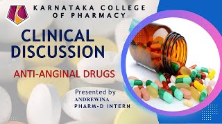 ANTIANGINAL DRUGS  BY ANDREWINA PHARMD INTERN [upl. by Sauers]