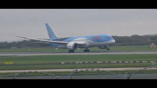 TUI Dreamliner departing Manchester Airport [upl. by Karna]