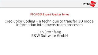 PTCUSER Expert Webinar Series  Creo Color Coding [upl. by Mcclelland]