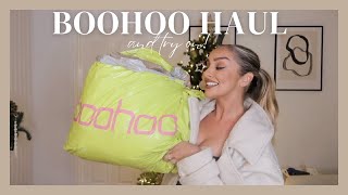 HUGE CYBER MONDAY BOOHOO HAUL  TRYON [upl. by Nylyram104]