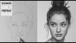 A Beginners guide to portrait drawing in realtime [upl. by Hirschfeld]