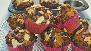 Banana Chocolate Chip Muffins [upl. by Ynetsed]