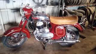 Jawa 1964250cc restoration by Eimor Customs [upl. by Yahsed]