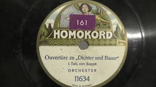 Orchester Ouverture zu Dichter und Bauerquot Teil 1 1910 [upl. by Constantine]