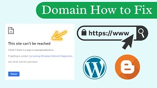 Blogger Custom Domain Not Working Without WWW  fix problem this site cant be reached [upl. by Driskill]