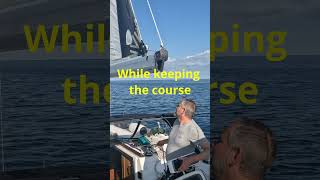 SOLO Spinnaker sailing in the North Sea sailingadventures sailing spinnaker [upl. by Hescock119]