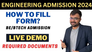 ENGINEERING ADMISSION 2024  ACPC  HOW TO FILL FORM  LIVE STEP BY STEP DEMO  ALL DETAILS [upl. by Nnylorac]