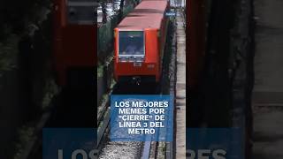 Anuncio del cierre de la Línea 3 del Metro desata ola de memes shorts [upl. by Corbin]