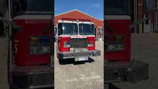 Aylmer Fire Department Ladder 5 aylmerfire eonefiretrucks firetruck shorts [upl. by Alahcim]