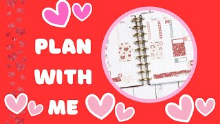 Plan With Me YouTube Collab Loop Group Heart Themed ​⁠creativelylisamarie youtubecollab [upl. by Crissie893]