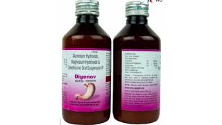 Digenov Syrup Magaldrate and Simethicone Oral Suspension Syrup [upl. by Ariahs]