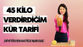 45 KÄ°LO VERDÄ°RDÄ°ÄÄ°M DANIÅANIMA UYGULADIÄIM TARÄ°F  Diyetisyen Hatice Nur EGE [upl. by Ahsinra]