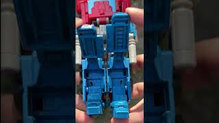 Review Transformers Toys Optimus Prime Megatron [upl. by Akkeber833]