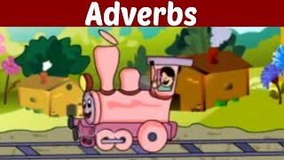 THE ADVERB  Learn Basic English Grammar  Kids Educational Video [upl. by Loreen730]