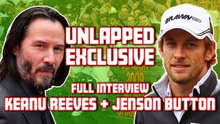 Keanu Reeves and Jenson Button EXCLUSIVE  ESPN F1 UNLAPPED [upl. by Naggem300]