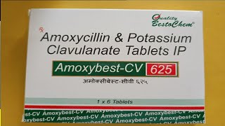 Amoxybest cv 625 Tablet Benefits Uses Dose price side effects  Medical Gyan [upl. by Elleined476]