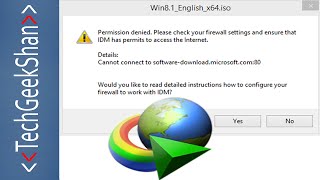 Fix IDM error quotPermission denied Please check your Firewall settingsquot [upl. by Inasah263]