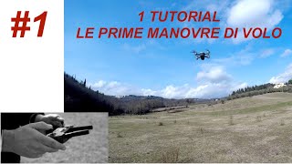 SCUOLA DRONI  IMPARA A VOLARE CON IL DRONE 1 TUTORIAL  Le Prime Manovre [upl. by Ananna]