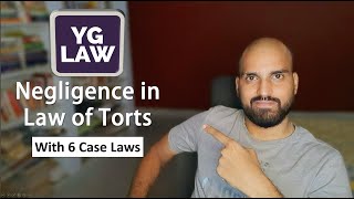 Tort of Negligence Introduction and Essential elements with Case Laws – Law of Torts [upl. by Anikehs]