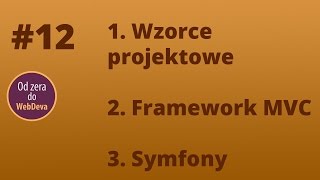 MVC 1 Wzorce projektowe Framework Symfony PHP 12 [upl. by Aveline368]