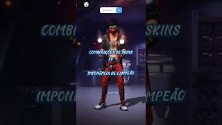 combinações de skins ff  imponência de campeão freefire garenafreefire edit shorts fyp [upl. by Nurat547]