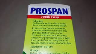 Prospan cough syrup [upl. by Nire]