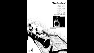 TECHNICS SBCR33 01 PDF MANUAL [upl. by Porte811]