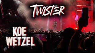 Twister  Koe Wetzel  Nashville 2024 [upl. by Michi]