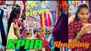 KPHB street shopping🛍️1000₹ Full outfit🥻challengeR VlogsWill I complete the challenge🤔EP04 [upl. by Yeldahc]