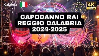 Capodanno Rai  REGGIO CALABRIA 20242025 [upl. by Marjory596]