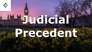 Judicial Precedent  English Legal System [upl. by Loresz]