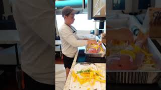 Day in the Life Yacht Chef PART 2 belowdeck yacht chef crew yachtie food cooking [upl. by Juback]