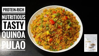 Gluten free High Protein Superfood Quinoa Vegetable Pulao Recipe  Healthy Neuherbs Quinoa Recipe [upl. by Litman492]