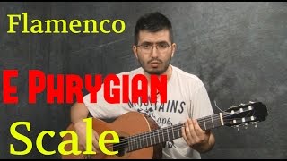 how to play Flamenco with the E Phrygian Scale [upl. by Craw]