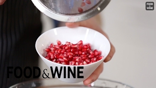 How to Deseed a Pomegranate  Mad Genius Tips  Food amp Wine [upl. by Ardnod]