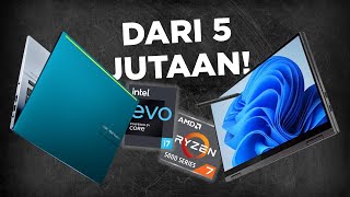 5 Ultrabook Terbaik Mulai Dari 5 JT Late 2022 [upl. by Yarehs]