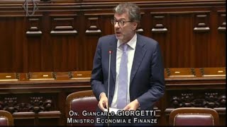 Giorgetti “Inverno demografico incide negativamente su crescita Pil” [upl. by Eronaele967]