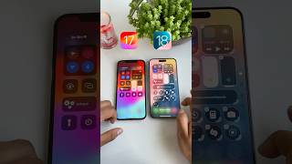 iOS17 🆚 iOS18  Mayor Personalización en el iPhone apple ios ios18 ios17 vs new iphone [upl. by Cirdek]