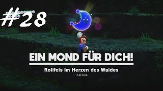 Forstland Mond 28 Rollfels im Herzen des Waldes Super Mario Odyssey [upl. by Eigger]