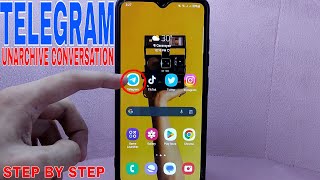 ✅ How To Unarchive Conversation On Telegram 🔴 [upl. by Wagshul279]