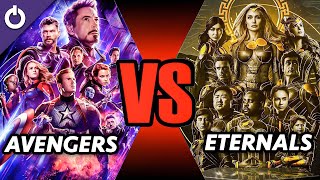 Eternals vs Avengers Are Eternals Stronger Than Avengers [upl. by Cobby]